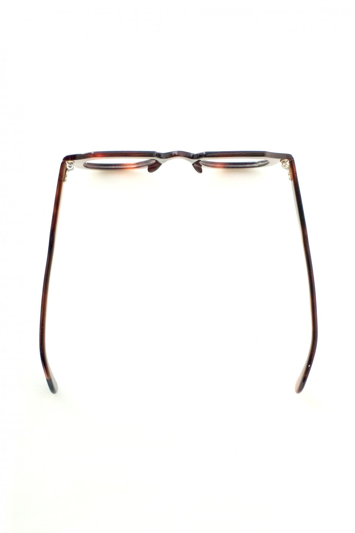 1950s HAND MADE  FRANCE VINTAGE EYEGLASS GOBRIN DEMI AMBER - OPT-401