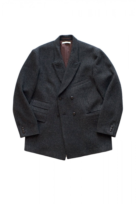 OLD JOE ★★★ - EXCLUSIVE DOUBLE-BREASTED SWING JACKET - DIAMOND WEAVE