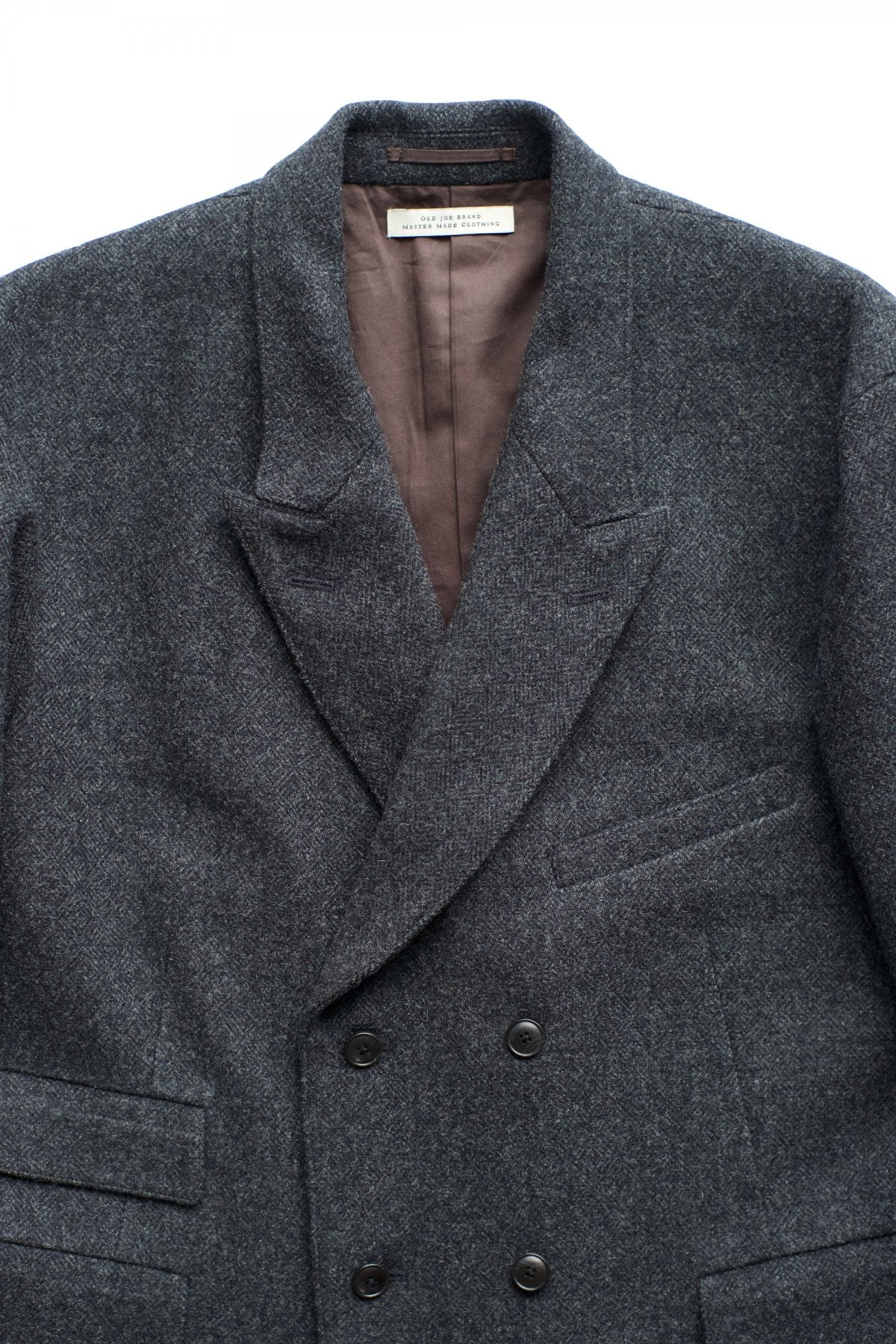 OLD JOE ★★★ - EXCLUSIVE DOUBLE-BREASTED SWING JACKET - DIAMOND WEAVE