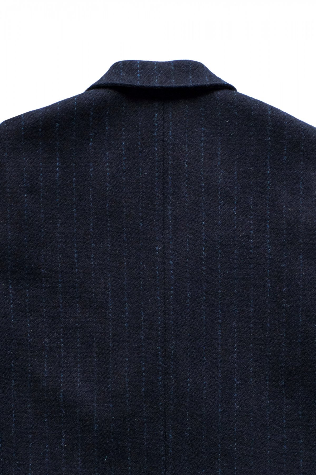 OLD JOE ★★★ - EXCLUSIVE DOUBLE-BREASTED SWING JACKET - HARRIS TWEED NAVY STRIPE