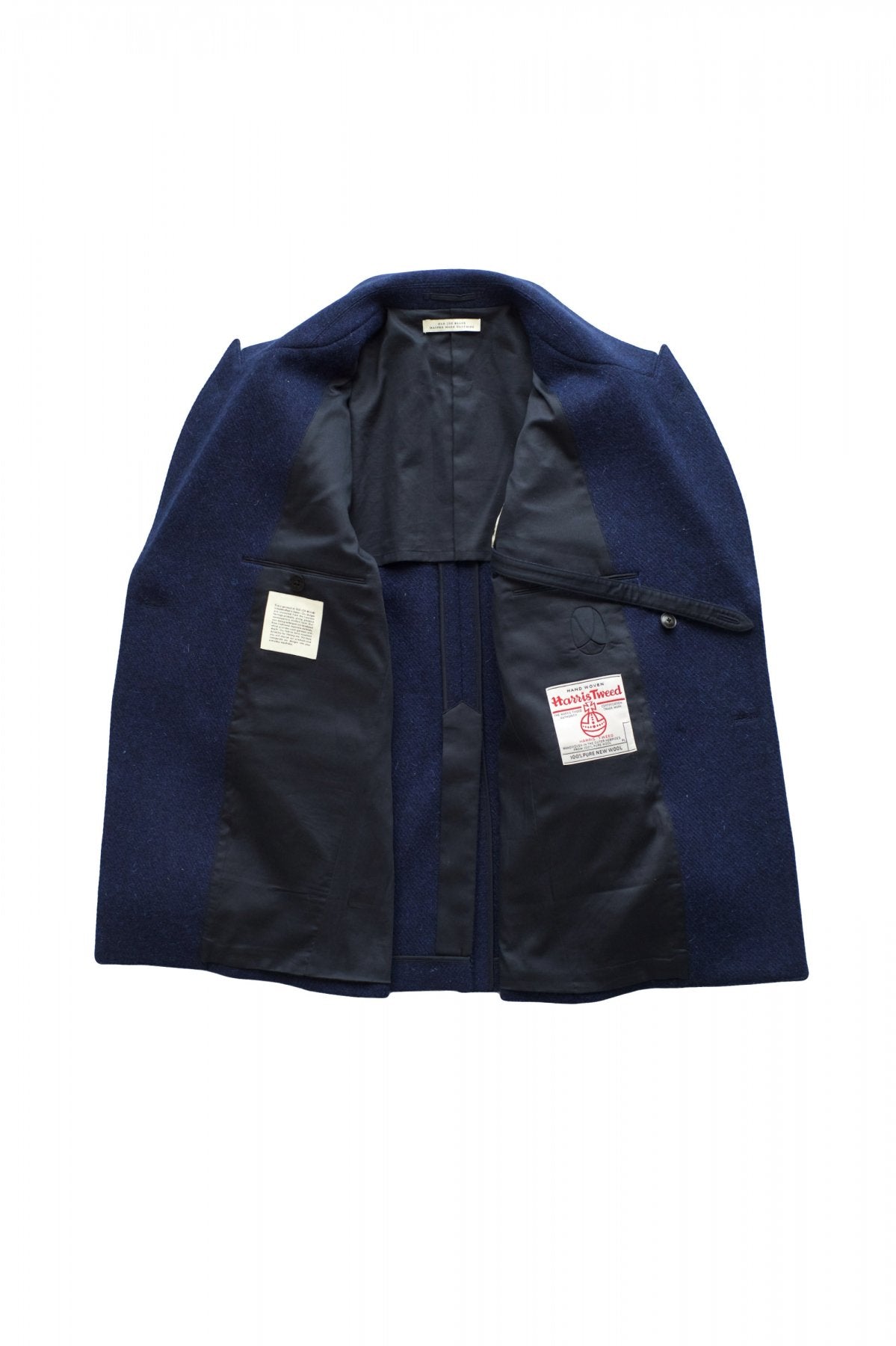 OLD JOE ★★★ - EXCLUSIVE DOUBLE-BREASTED SWING JACKET - HARRIS TWEED BLUE