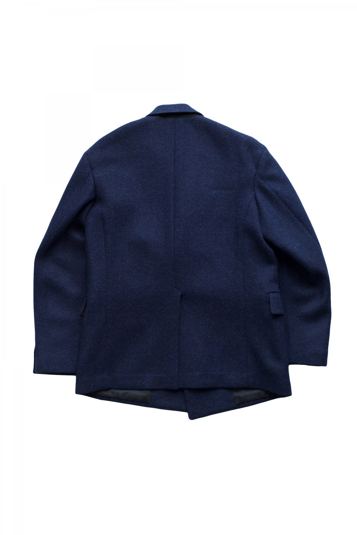 OLD JOE ★★★ - EXCLUSIVE DOUBLE-BREASTED SWING JACKET - HARRIS TWEED BLUE