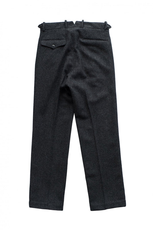 OLD JOE ★★★ - EXCLUSIVE DOUBLE-PLEATED DRAPE TROUSER - DIAMOND WEAVE