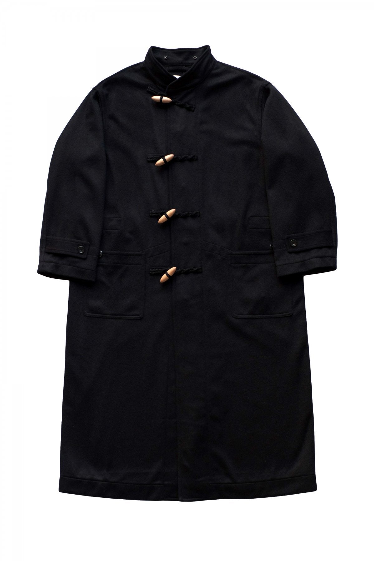 OLD JOE ★★★ - EXCLUSIVE HOODED WATCH COAT - CASHMERE BLACK