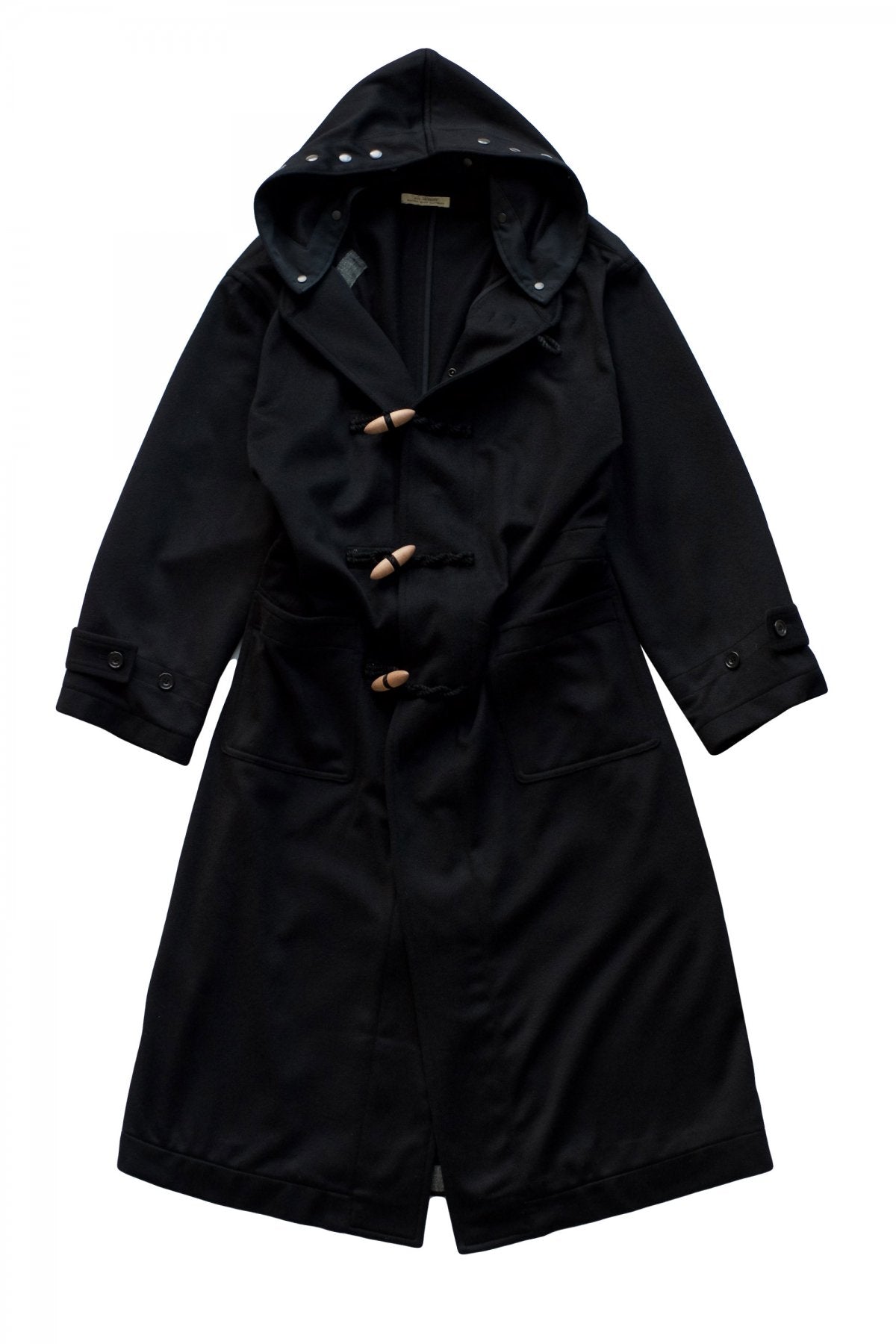 OLD JOE ★★★ - EXCLUSIVE HOODED WATCH COAT - CASHMERE BLACK