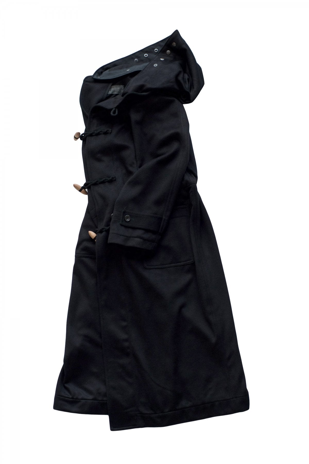 OLD JOE ★★★ - EXCLUSIVE HOODED WATCH COAT - CASHMERE BLACK