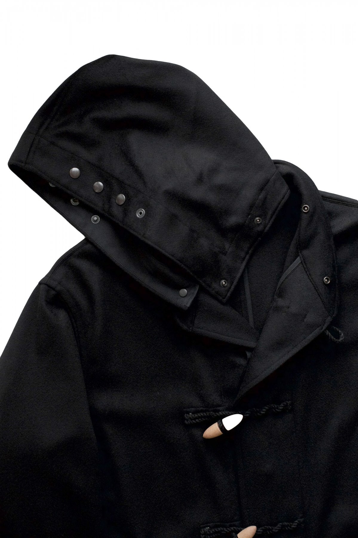 OLD JOE ★★★ - EXCLUSIVE HOODED WATCH COAT - CASHMERE BLACK