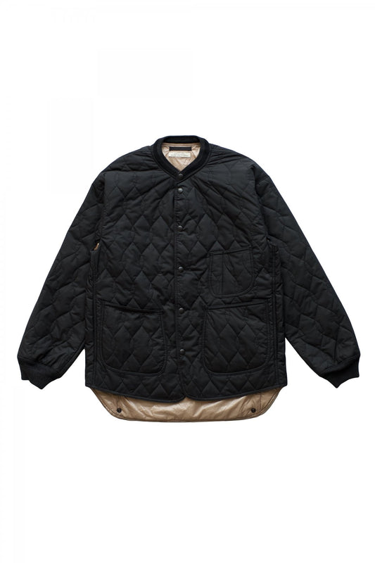 OLD JOE - QUILTED HUNTING LINER SHIRTS - BLACK