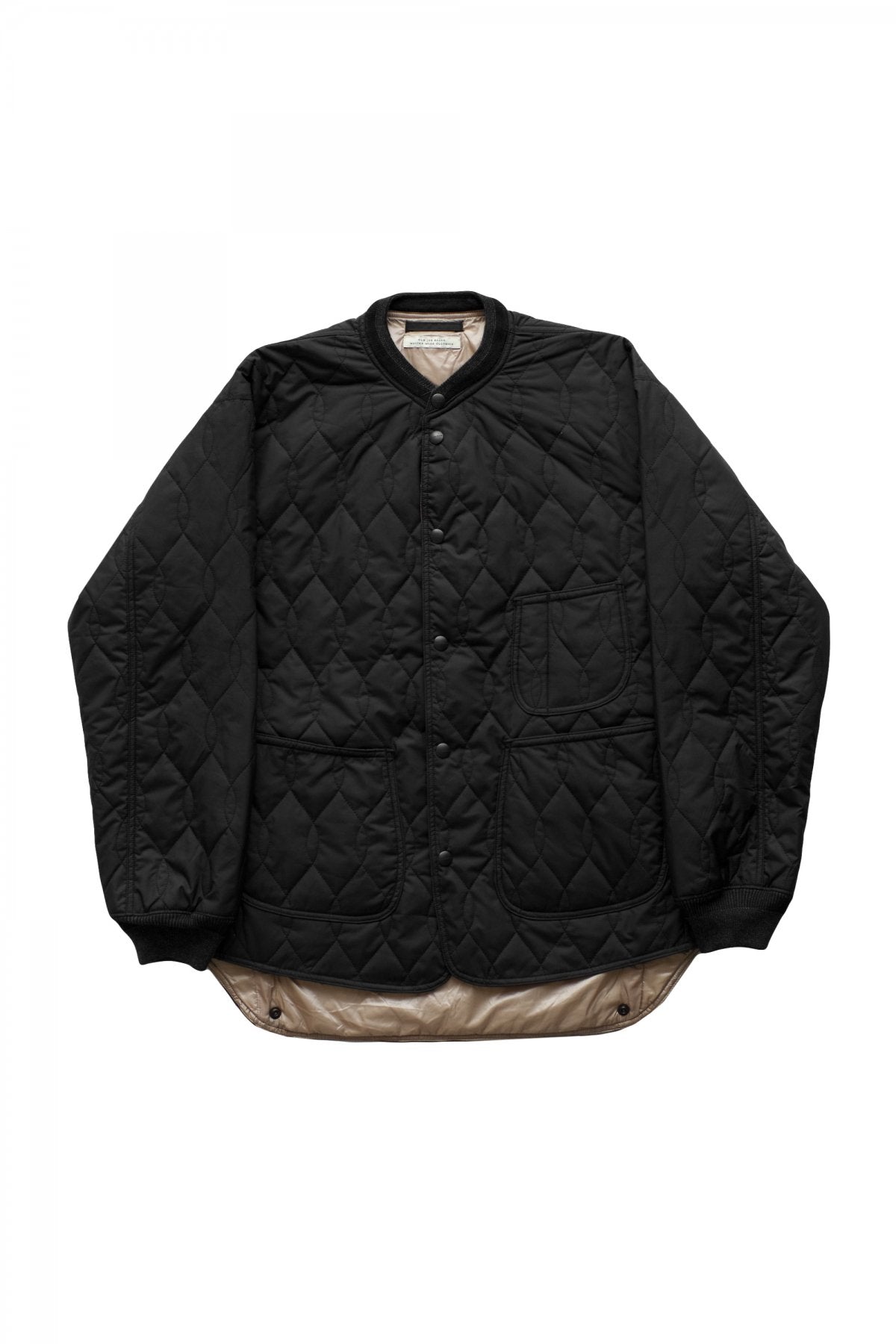 OLD JOE - QUILTED HUNTING LINER SHIRTS - BLACK