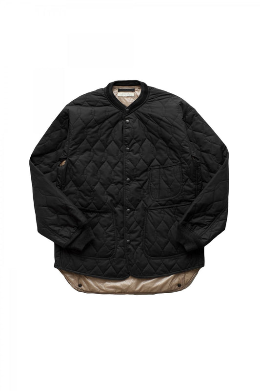 OLD JOE - QUILTED HUNTING LINER SHIRTS - BLACK