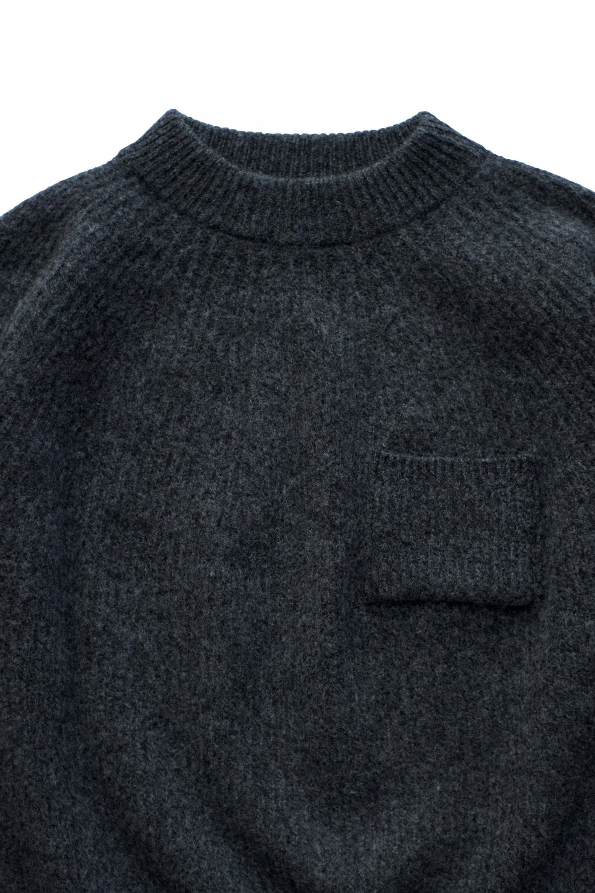 OLD JOE - MOCK-NECK SWEATER - GRAPHITE