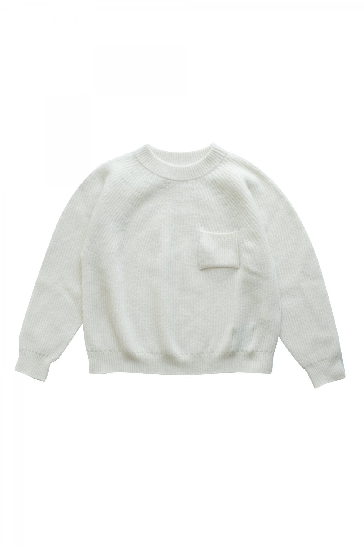 OLD JOE - MOCK-NECK SWEATER - NATURAL