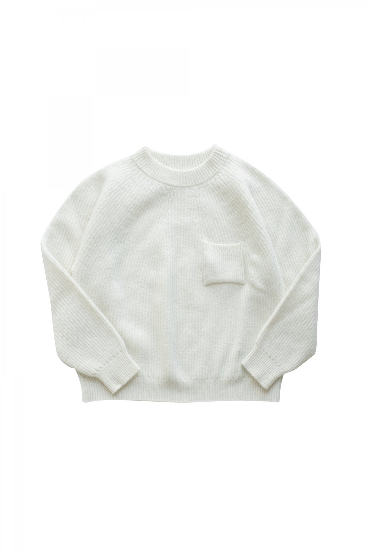 OLD JOE - MOCK-NECK SWEATER - NATURAL