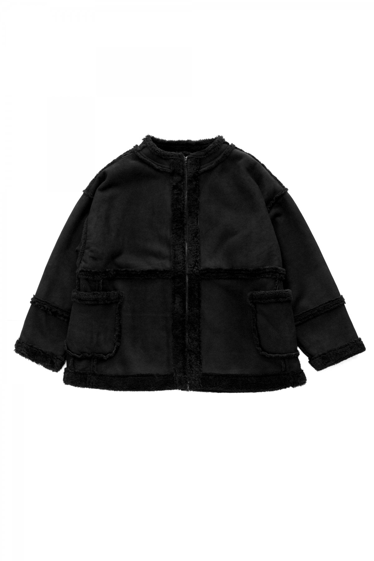 Porter Classic - MOUTON BEATNIK SMOCK - BLACK