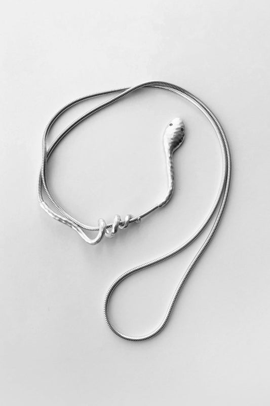 8UEDE - DIA WHITE NECKLESS - SILVER