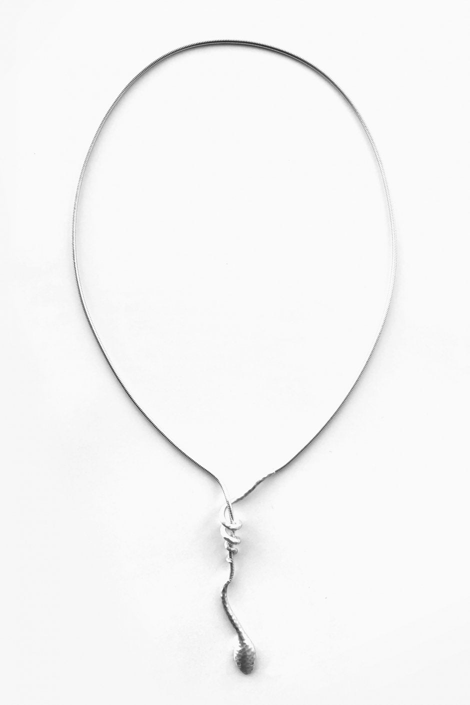 8UEDE - DIA WHITE NECKLESS - SILVER