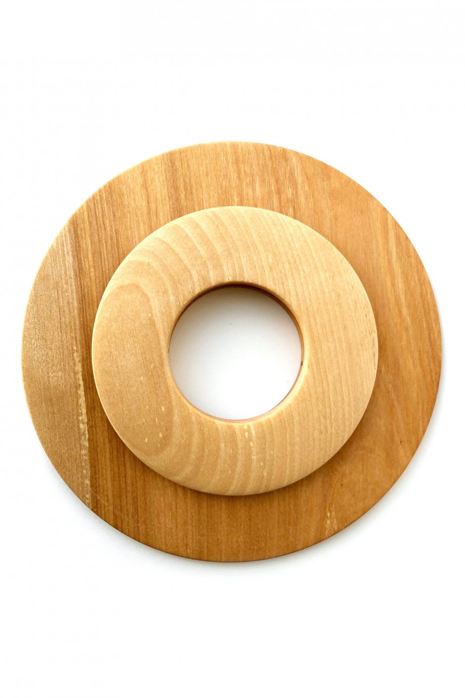 8UEDE - RING WOOD BANGLE L - NATURA