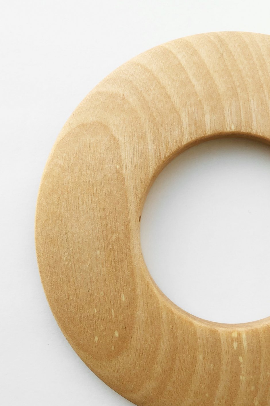 8UEDE - RING WOOD BANGLE M - NATURAL