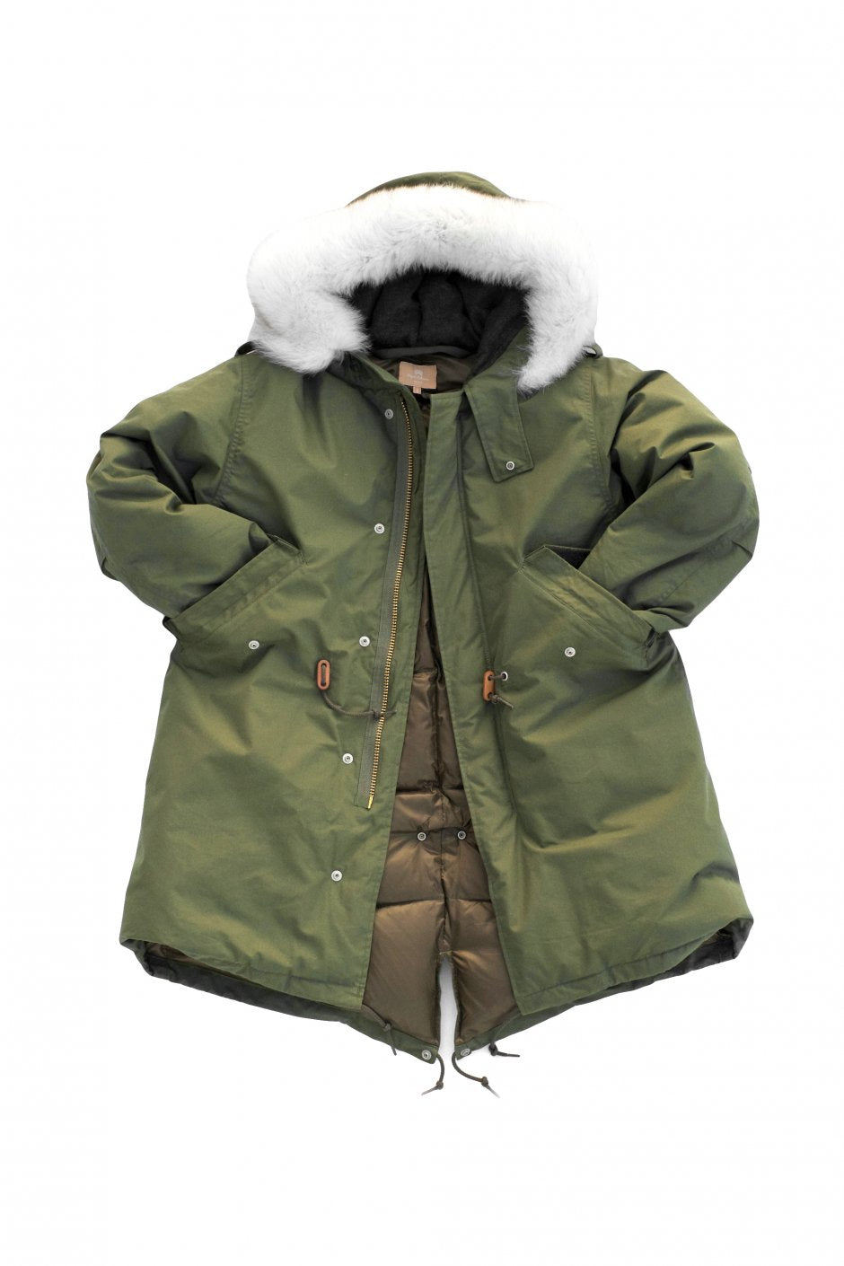 Nigel Cabourn woman - M-51 TYPE DOWN COAT - GREEN