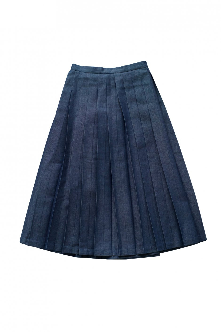 humoresque - WRAP SKIRT - BLUE DENIM