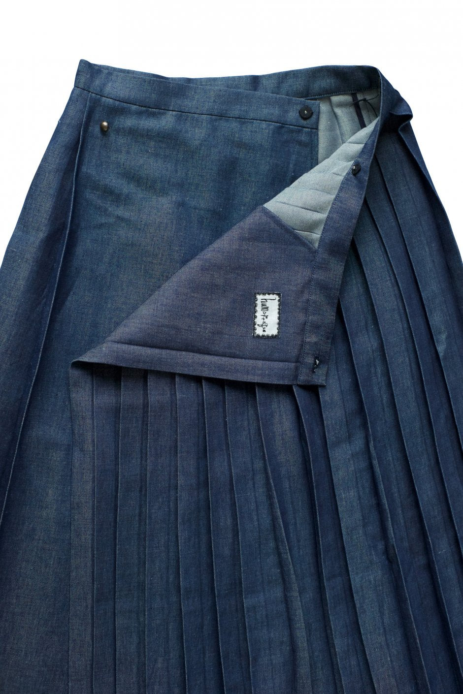 humoresque - WRAP SKIRT - BLUE DENIM