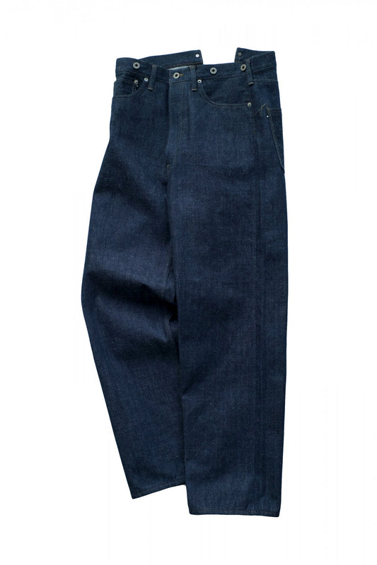 Nigel Cabourn - RAILMAN DENIM PANT WIDE - INDIGO