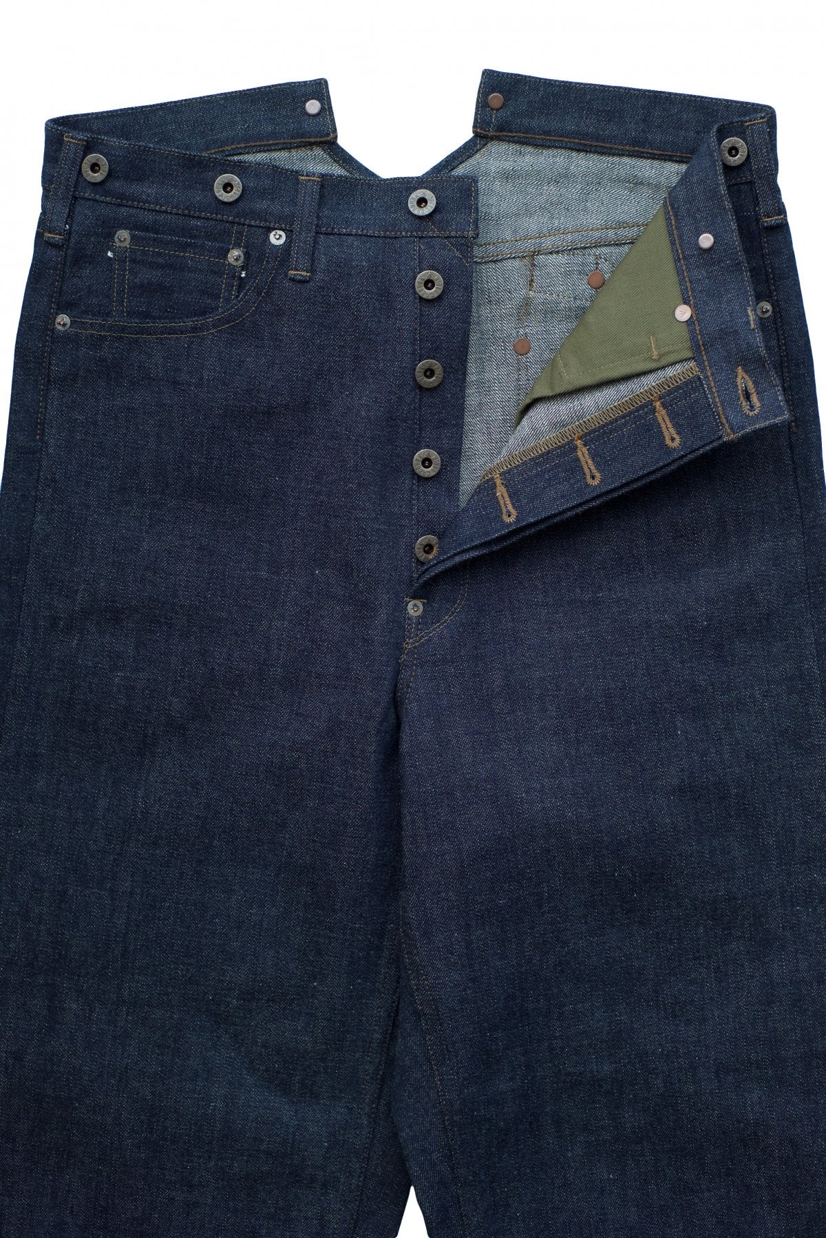 Nigel Cabourn - RAILMAN DENIM PANT WIDE - INDIGO