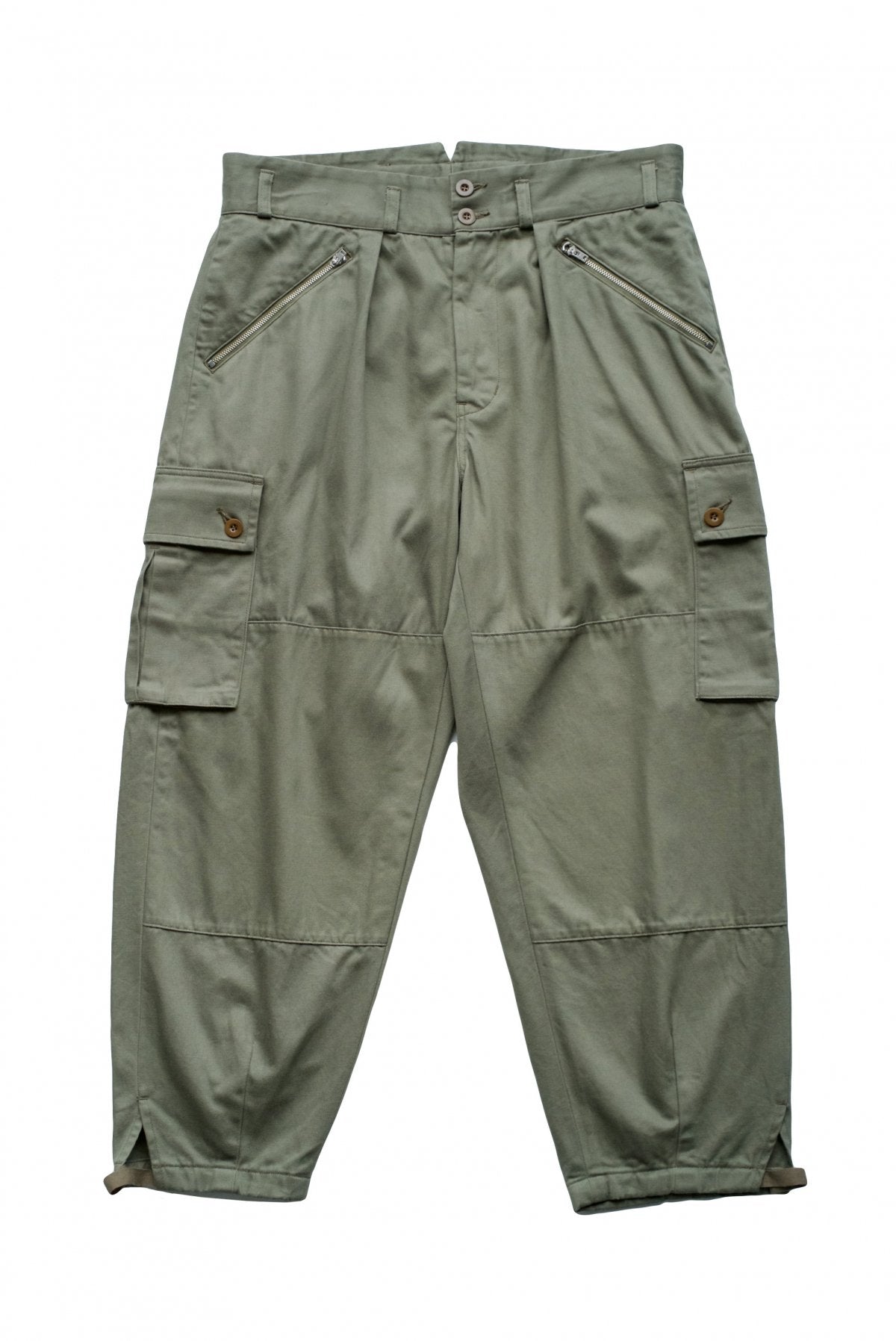 Nigel Cabourn - 40's MOUNTAIN ARMY PANT - COTTON TWILL DARK GREEN