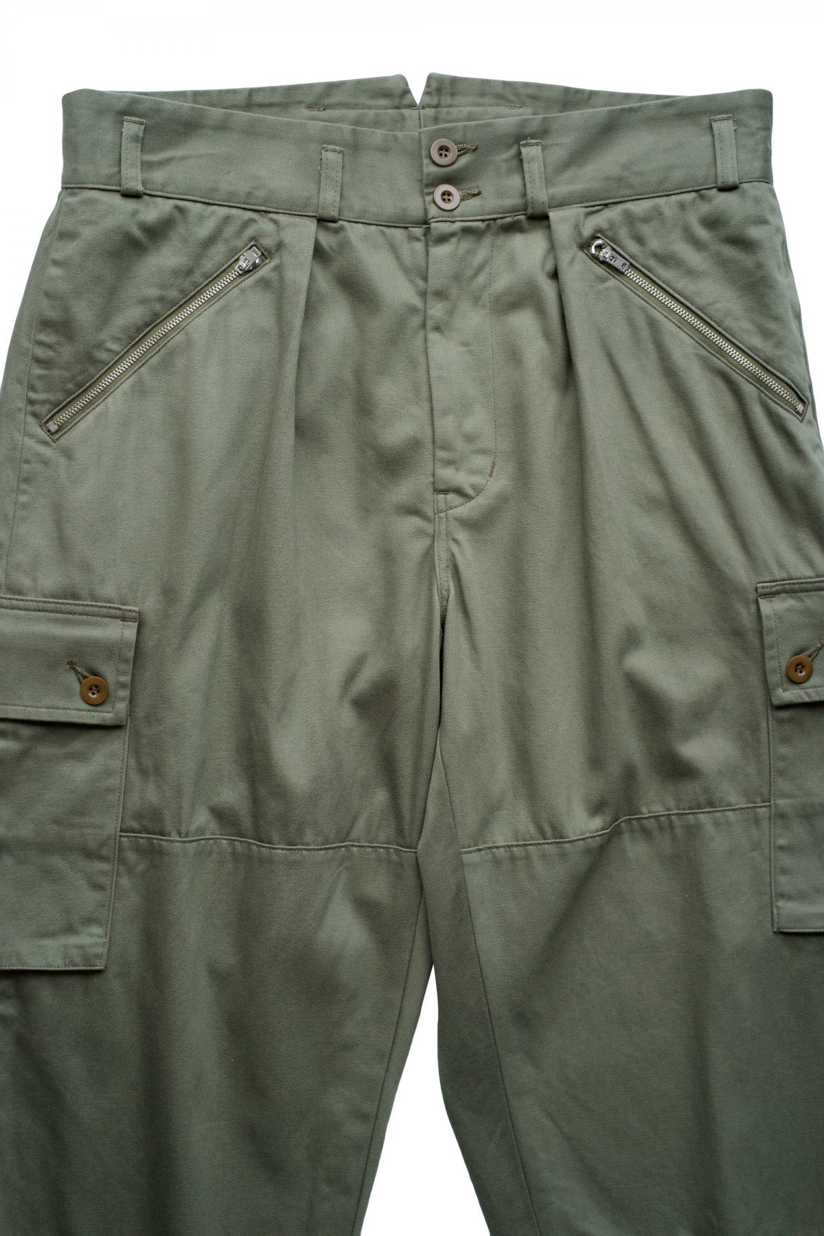 Nigel Cabourn - 40's MOUNTAIN ARMY PANT - COTTON TWILL DARK GREEN