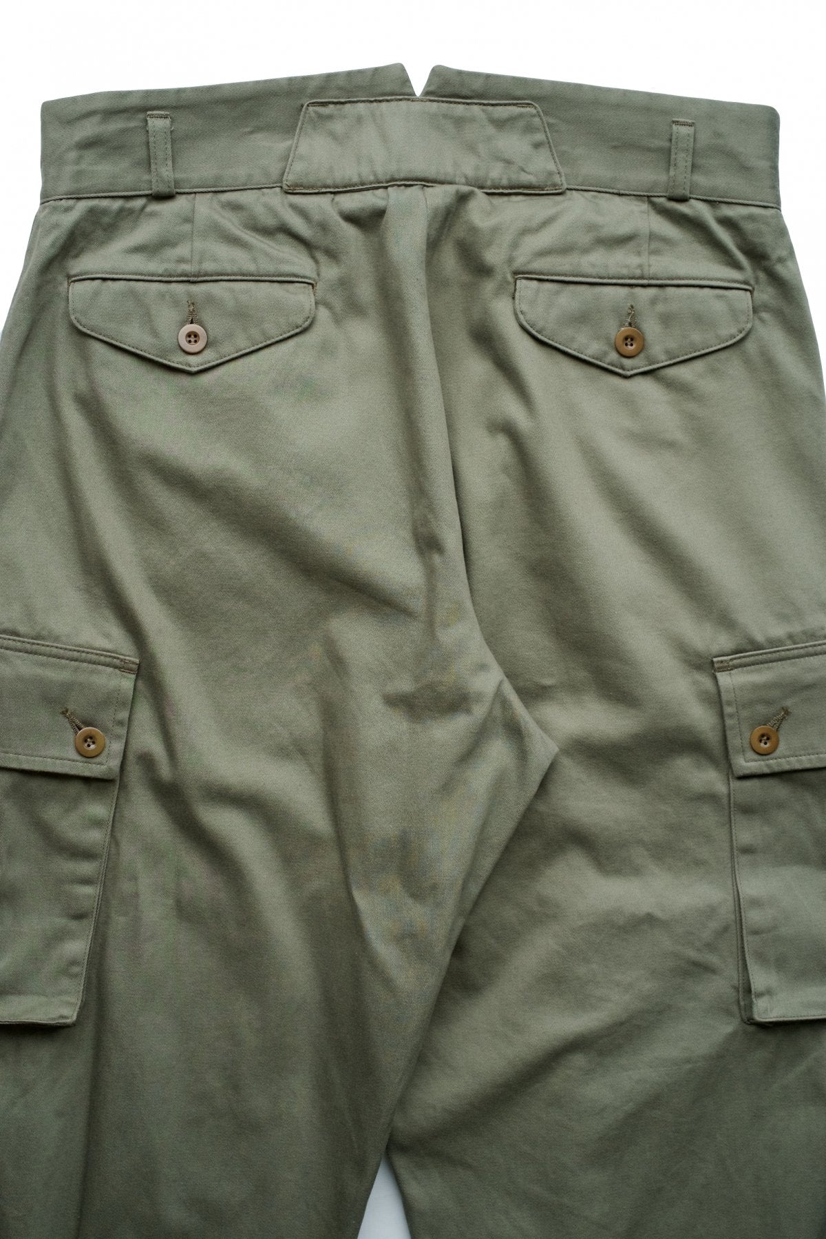 Nigel Cabourn - 40's MOUNTAIN ARMY PANT - COTTON TWILL DARK GREEN