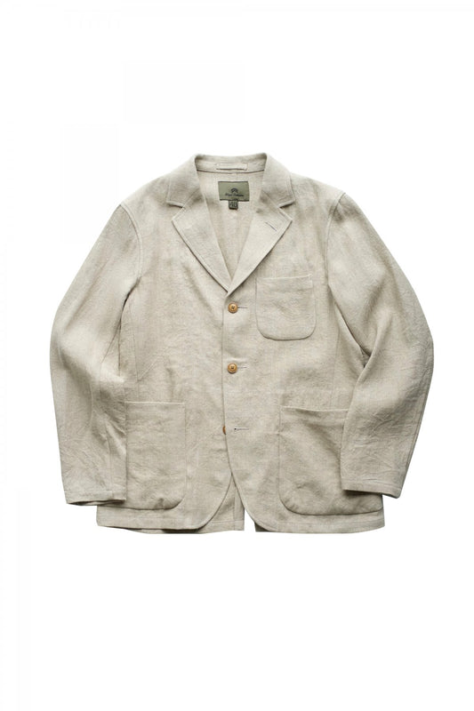 Nigel Cabourn - HOSPITAL JACKET - FRENCH LINEN IVORY