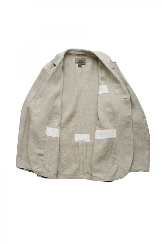 Nigel Cabourn - HOSPITAL JACKET - FRENCH LINEN IVORY