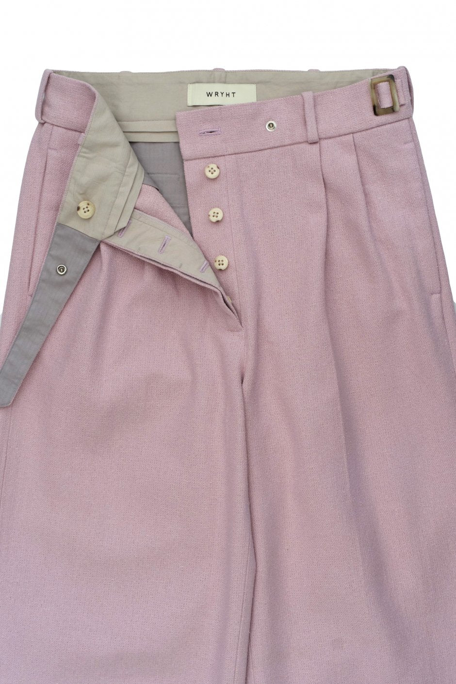 WRYHT - BELTED SACK TROUSER - ROSE