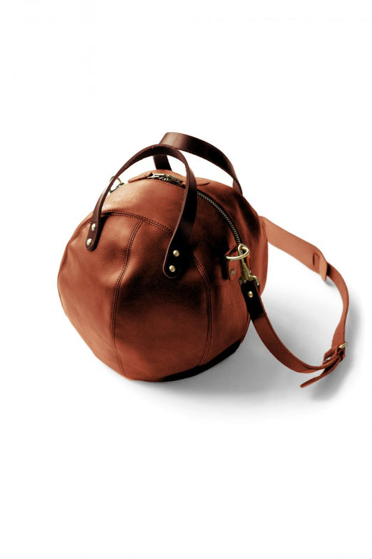 Nigel Cabourn - HELMET BAG LEATHER - BROWN