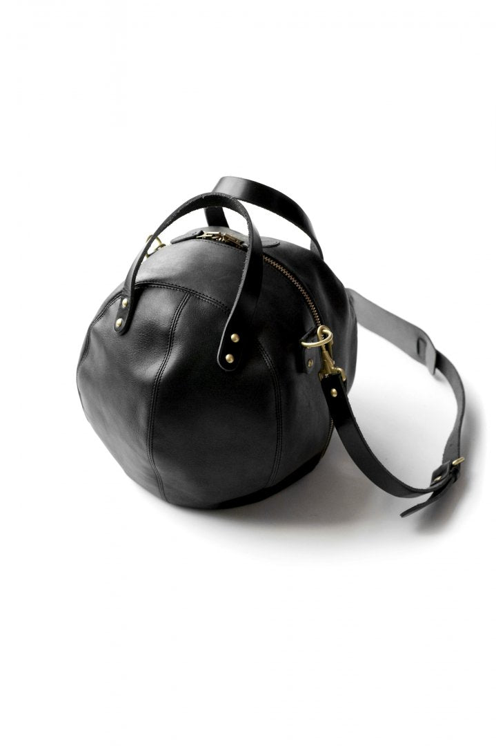 Nigel Cabourn - HELMET BAG LEATHER - BLACK