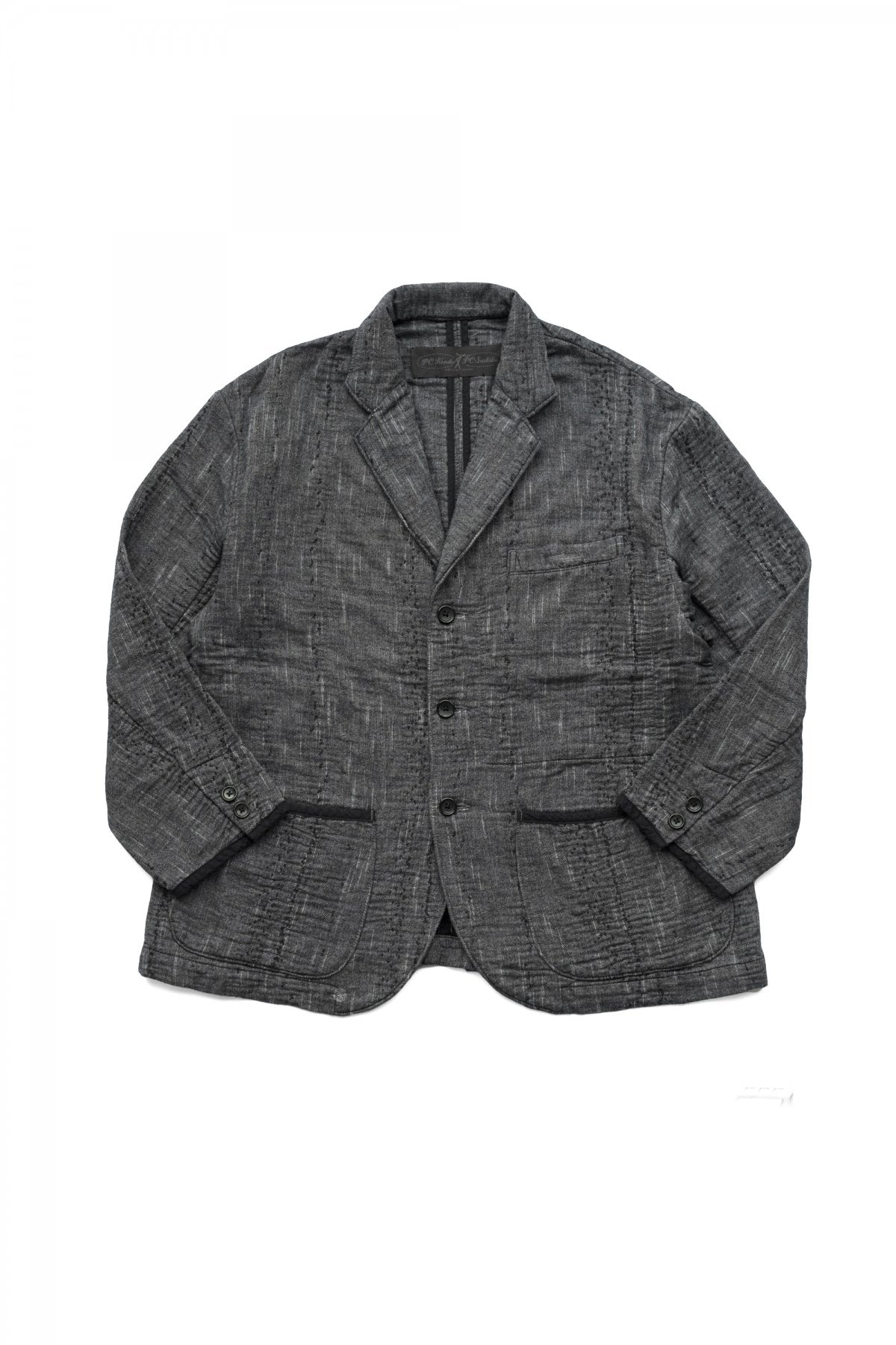 Porter Classic - NEW SASHIKO TAILORED JACKET - GRAY