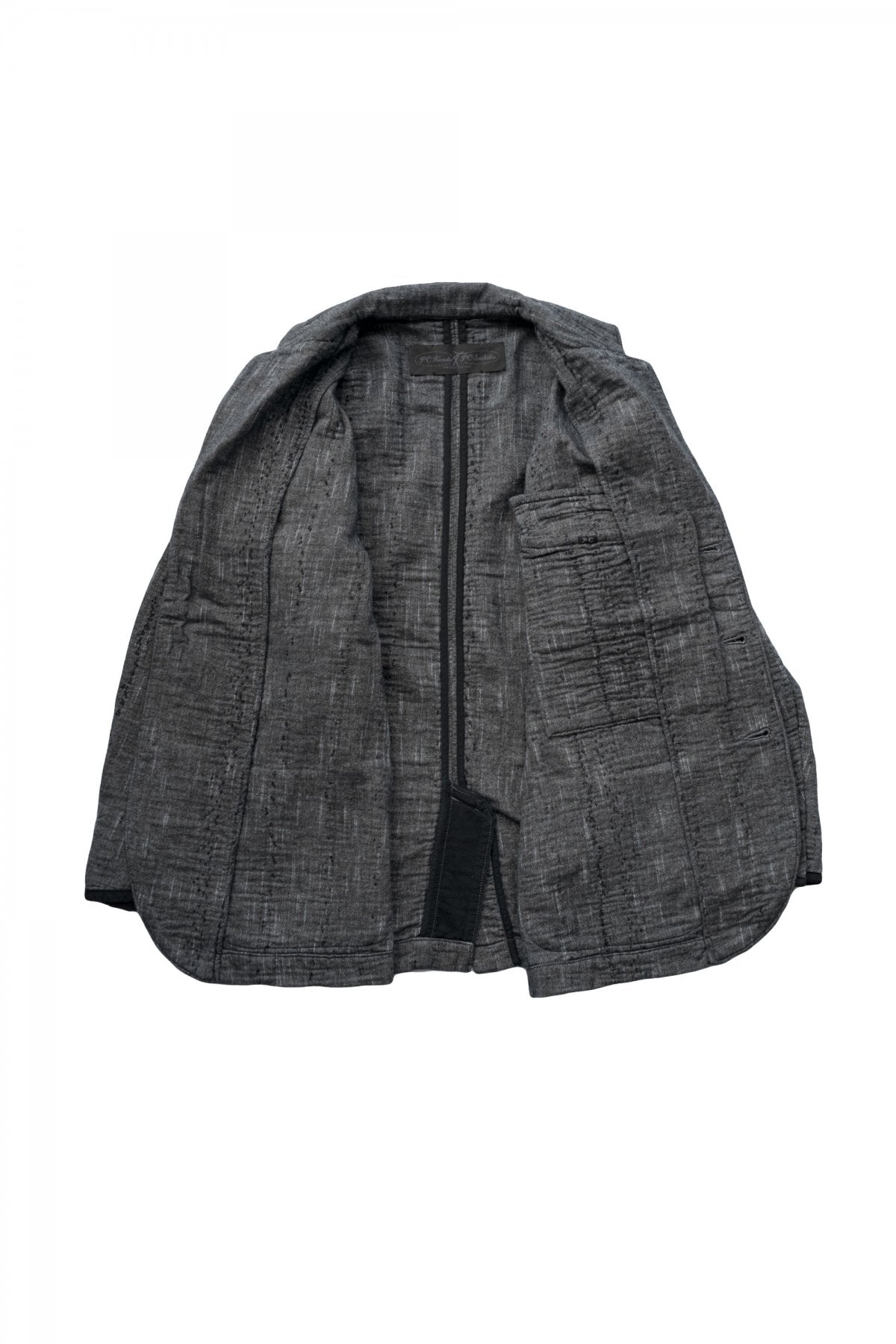 Porter Classic - NEW SASHIKO TAILORED JACKET - GRAY