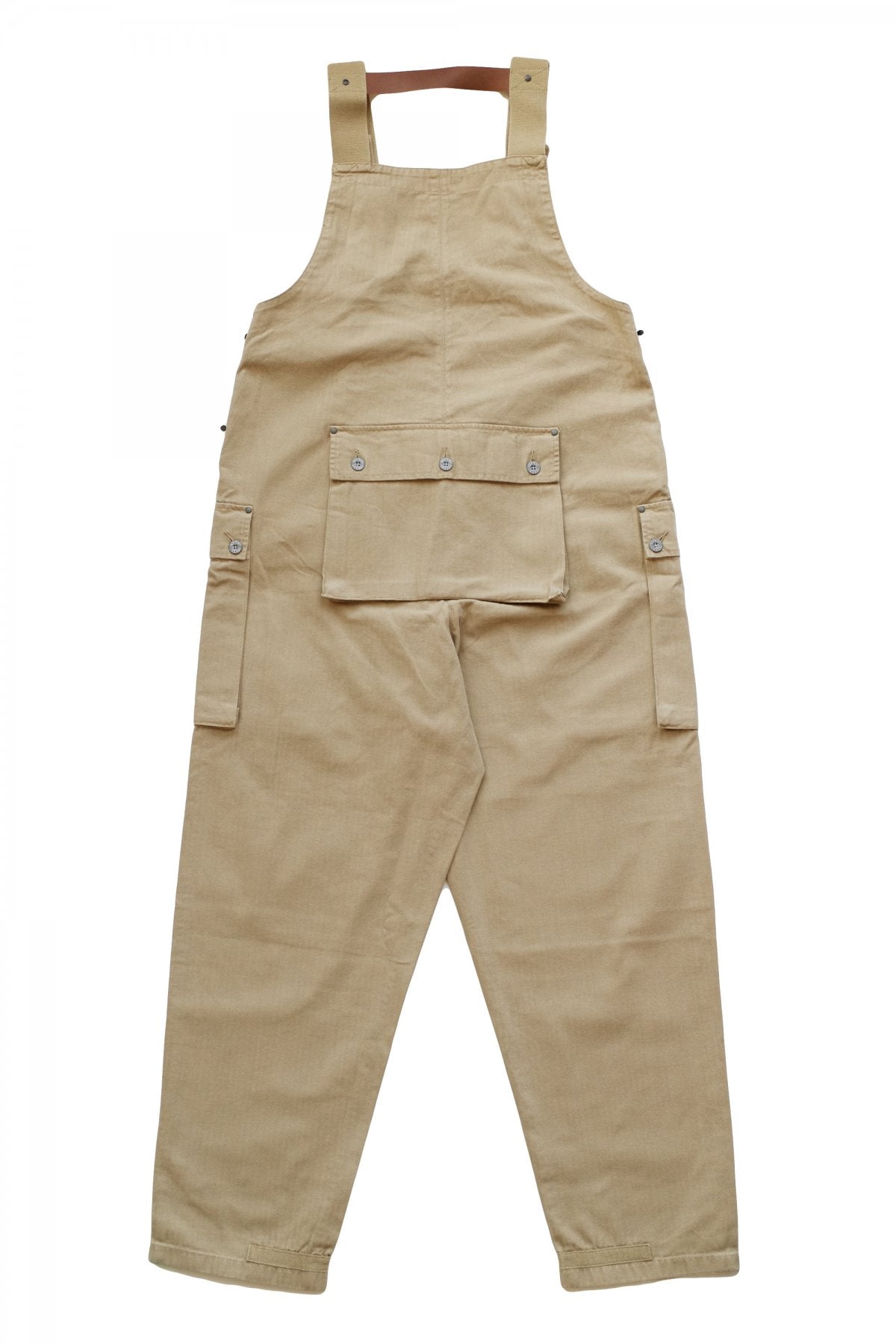 NIGEL CABOURN - LYBRO NAVAL DUNGAREE HERRINGBONE - TAN