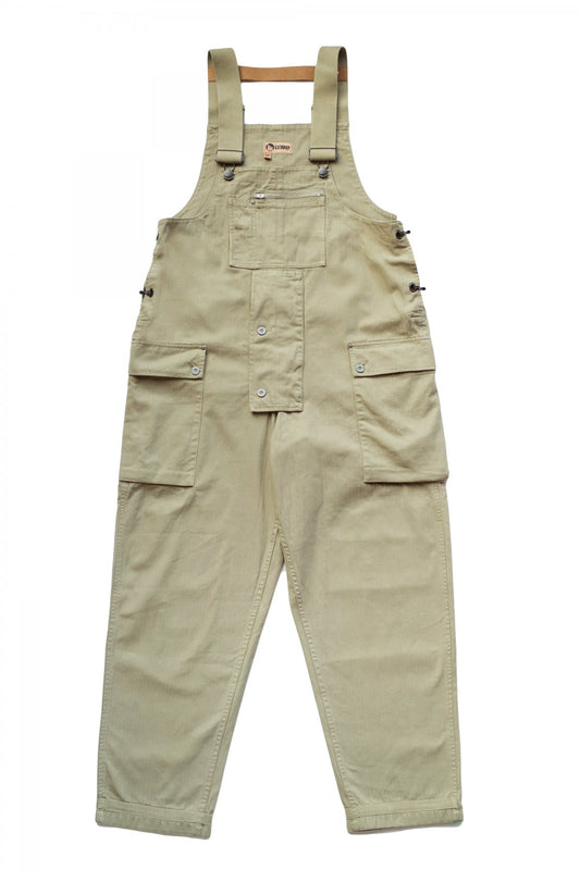 NIGEL CABOURN - LYBRO NAVAL DUNGAREE HERRINGBONE - OLIVE