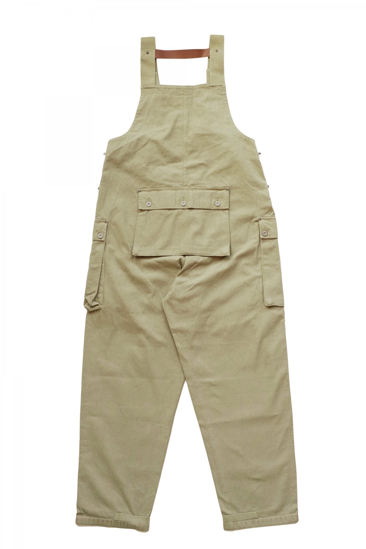 NIGEL CABOURN - LYBRO NAVAL DUNGAREE HERRINGBONE - OLIVE