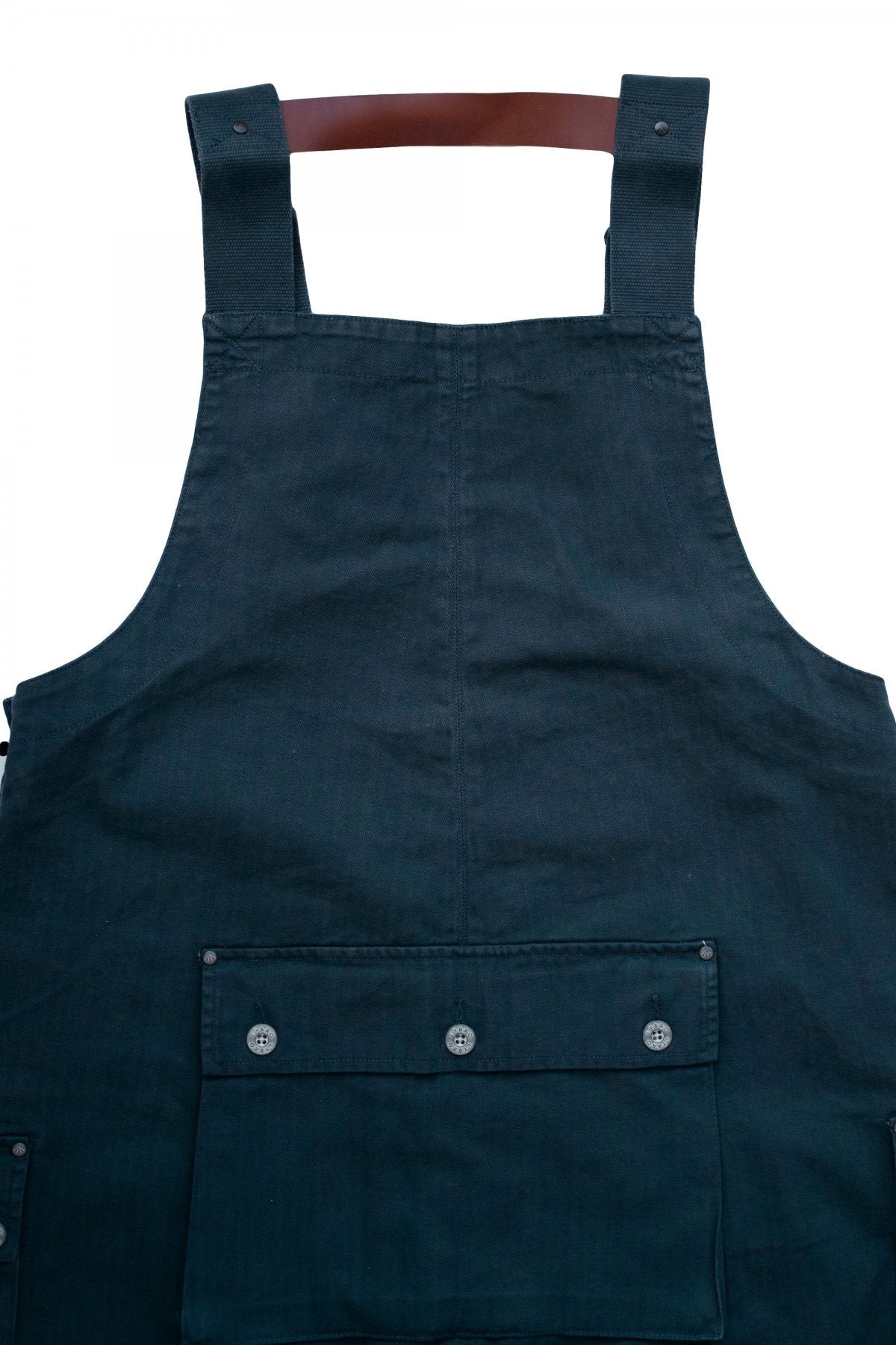 NIGEL CABOURN - LYBRO NAVAL DUNGAREE HERRINGBONE - NAVY