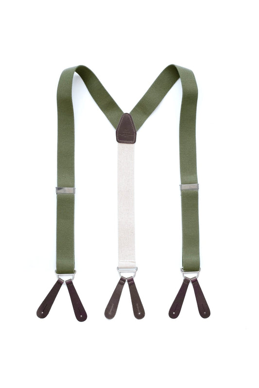 Nigel Cabourn - BRACES - OLIVE