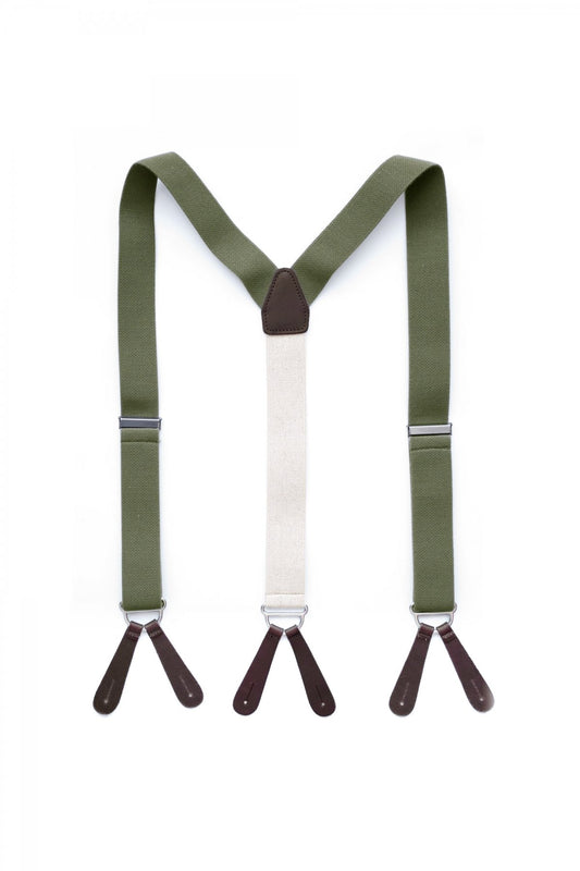 Nigel Cabourn - BRACES - OLIVE