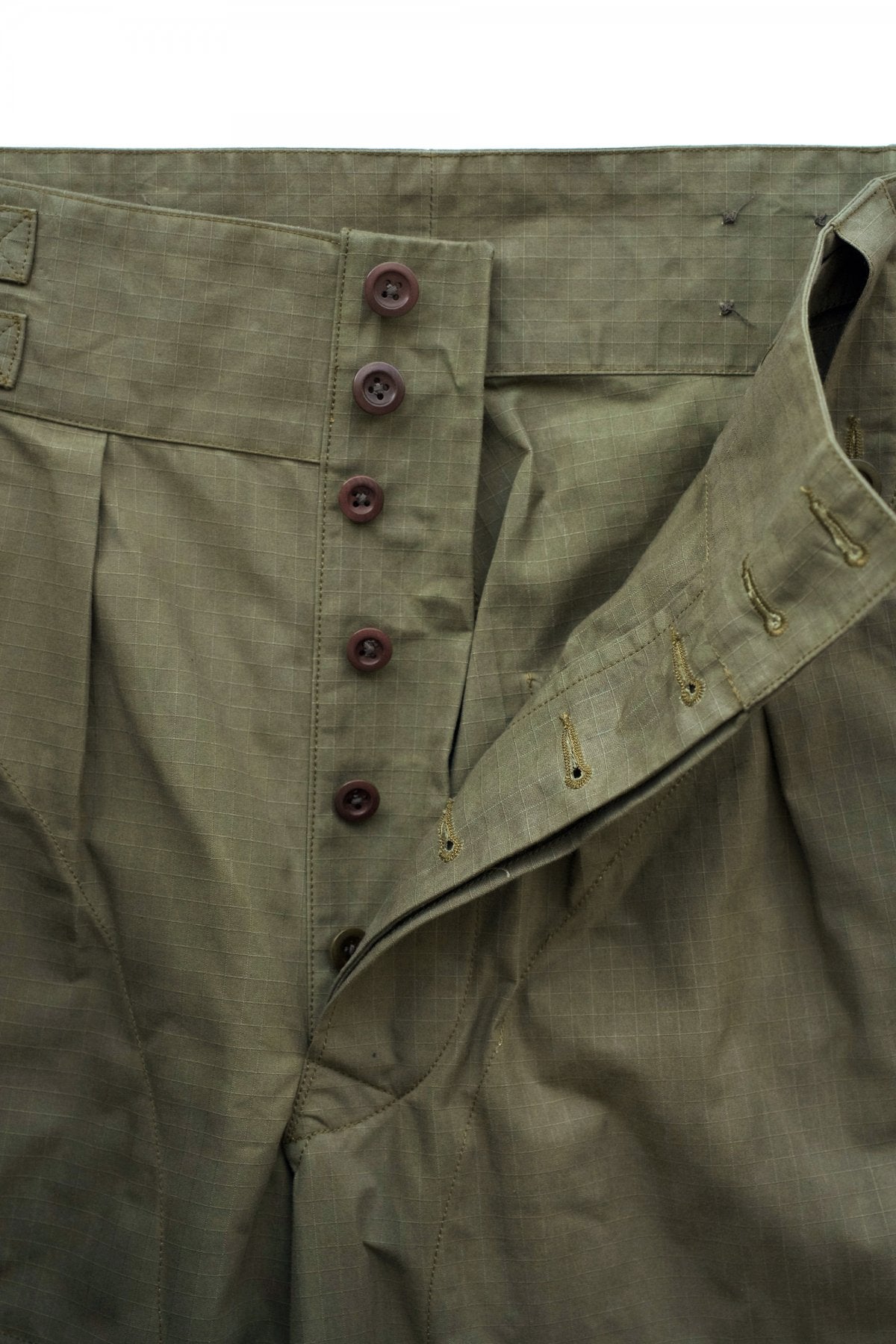 Nigel Cabourn - BOMBAY BLOOMER RIPSTOP - GREEN