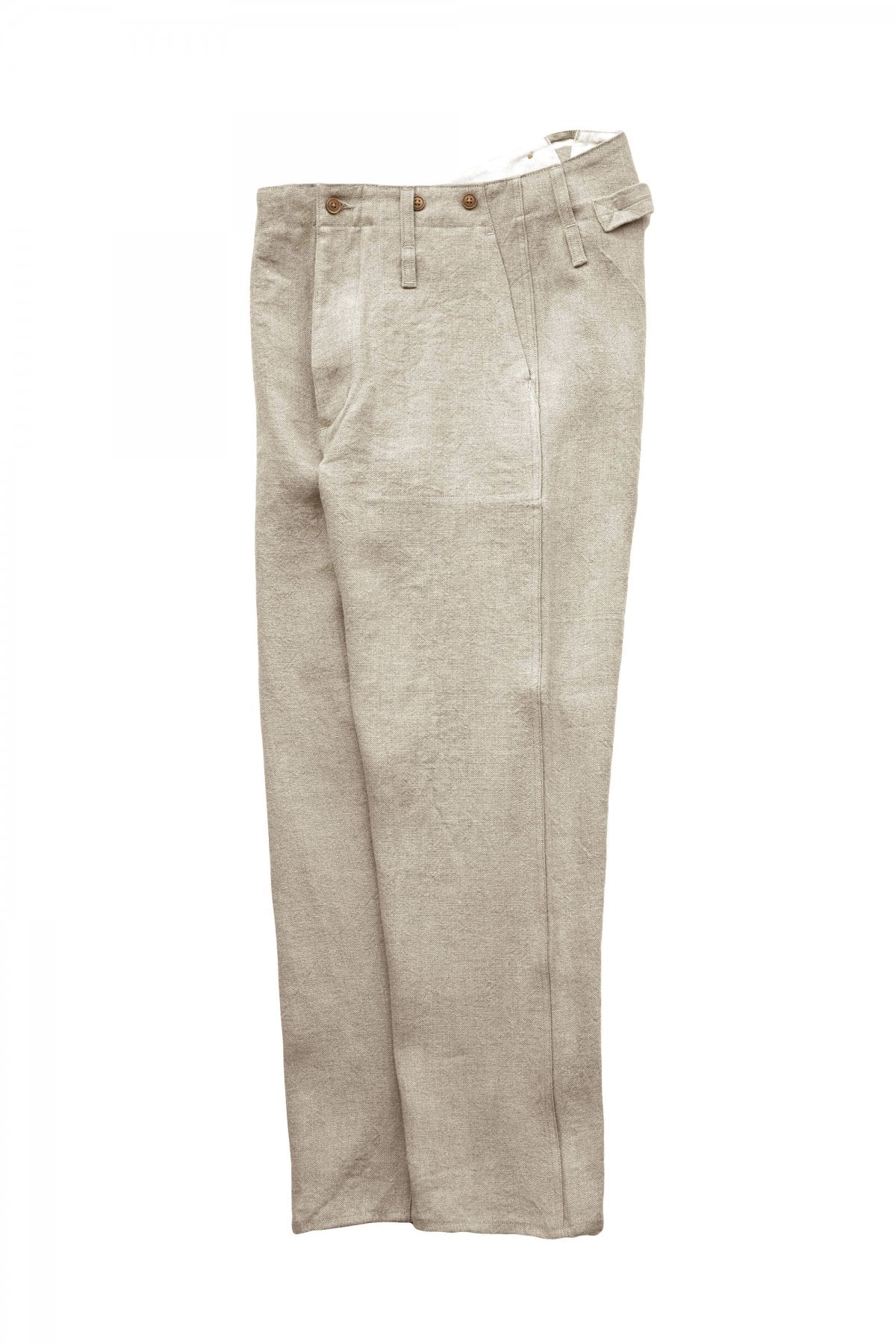 Nigel Cabourn - FRENCH LINEN WORK PANT - FRENCH LINEN IVORY