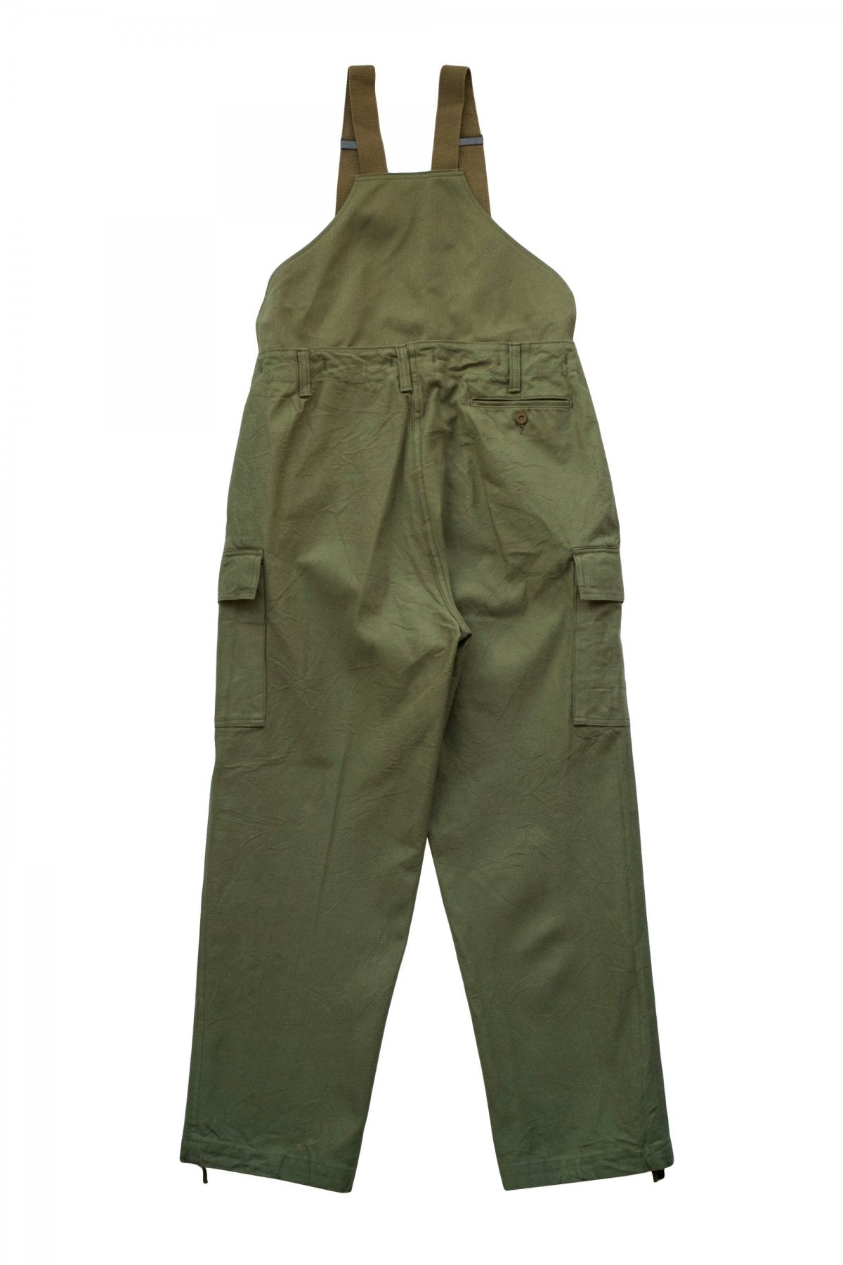 Nigel Cabourn - GERMAN ARMY SUSPENDER PANT - OLIVE