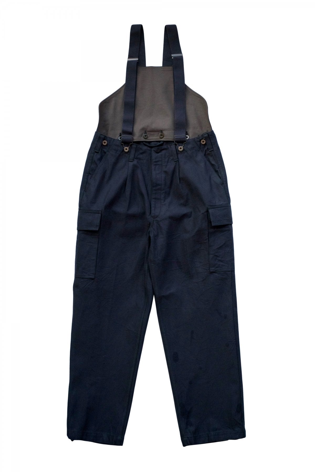 Nigel Cabourn - GERMAN ARMY SUSPENDER PANT - NAVY