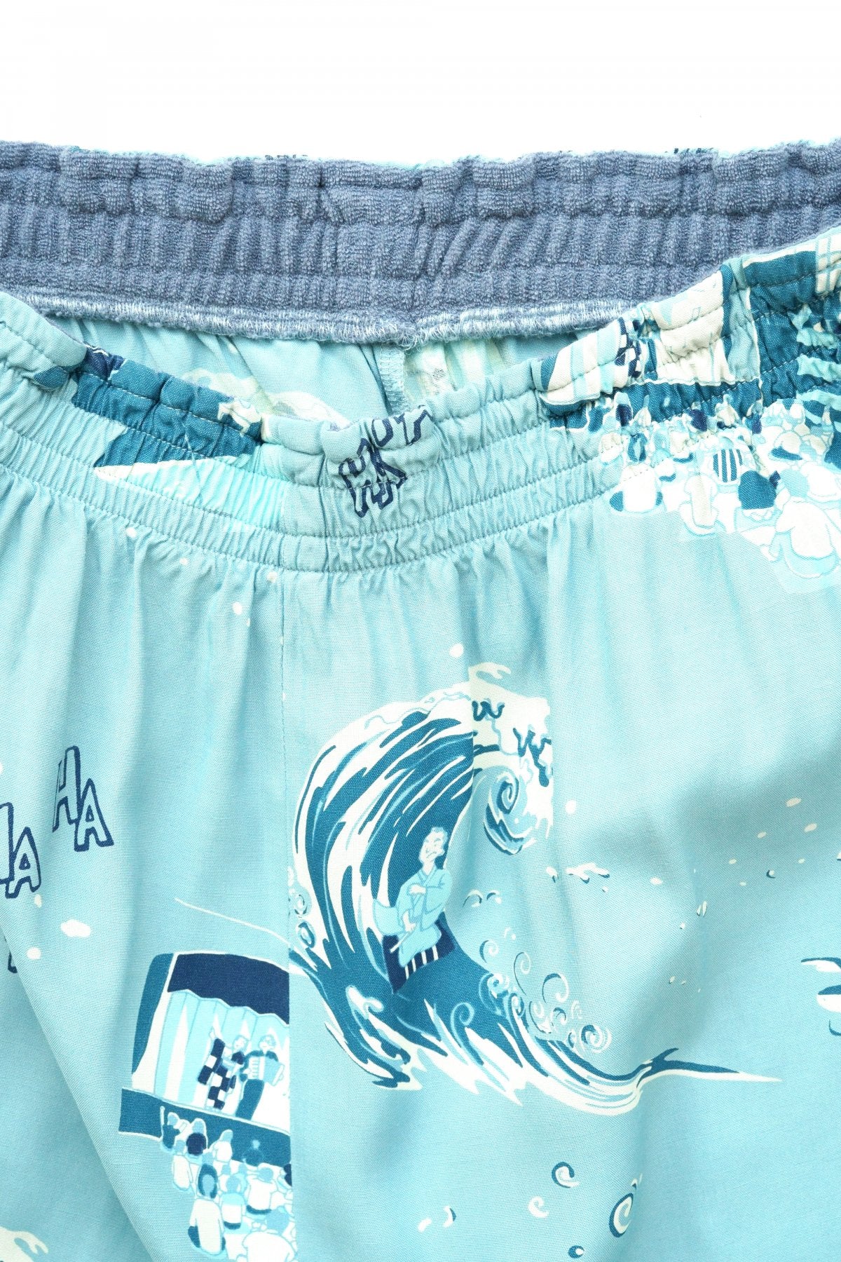 Porter Classic - SHOWFOLK ALOHA PANTS - BLUE