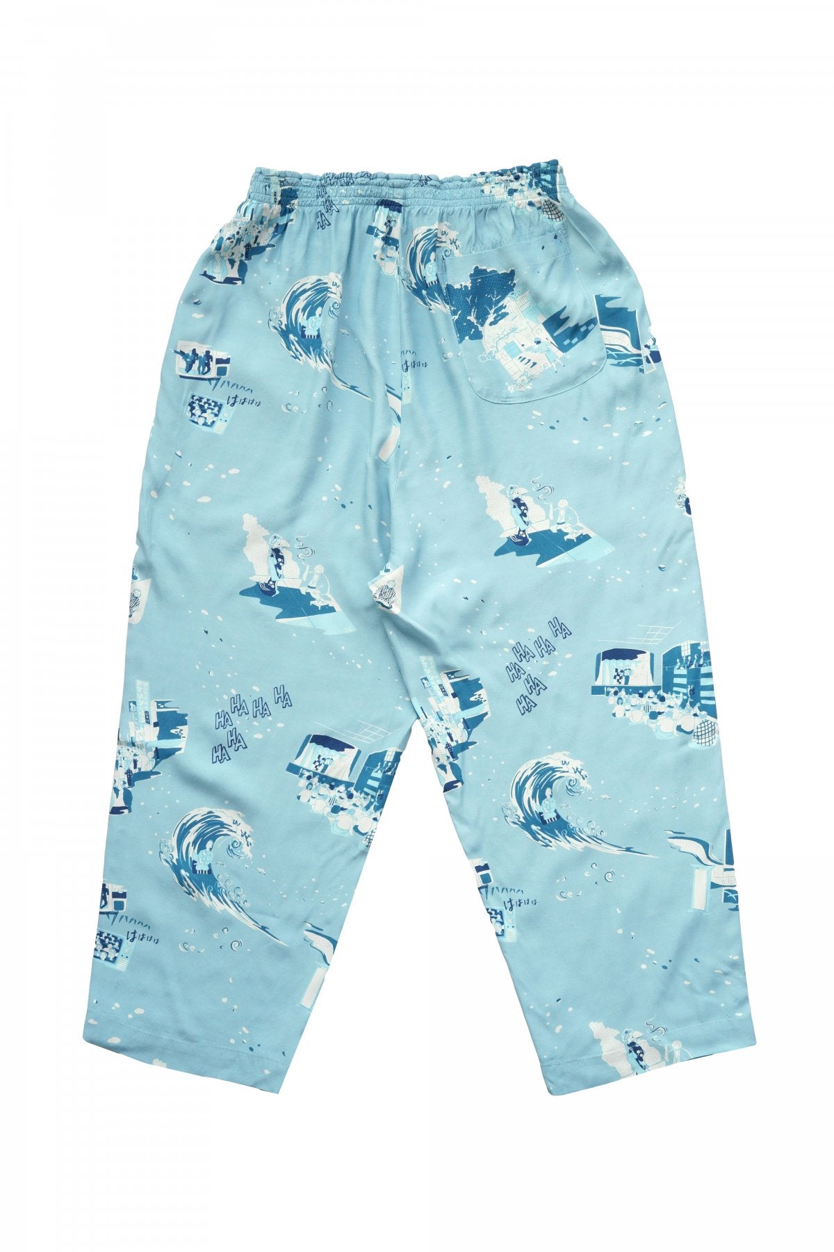 Porter Classic - SHOWFOLK ALOHA PANTS - BLUE