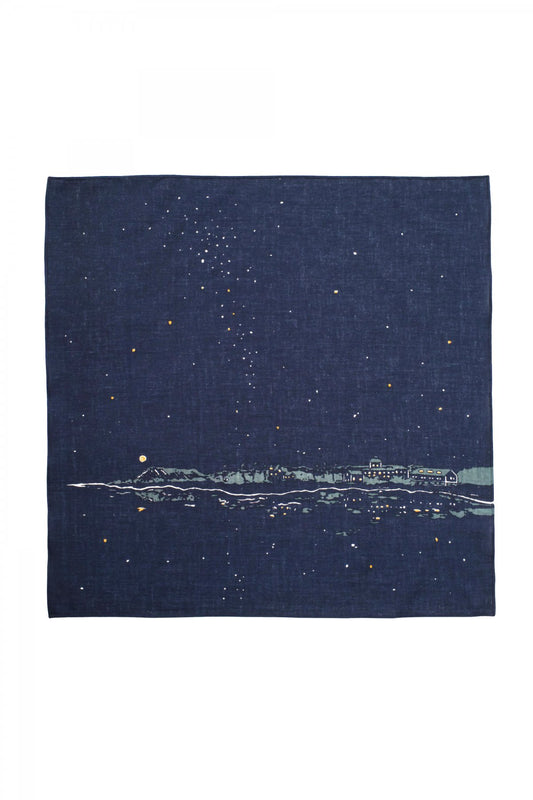 Porter Classic - HONOLULU MOON NIGHT BANDANA - NAVY